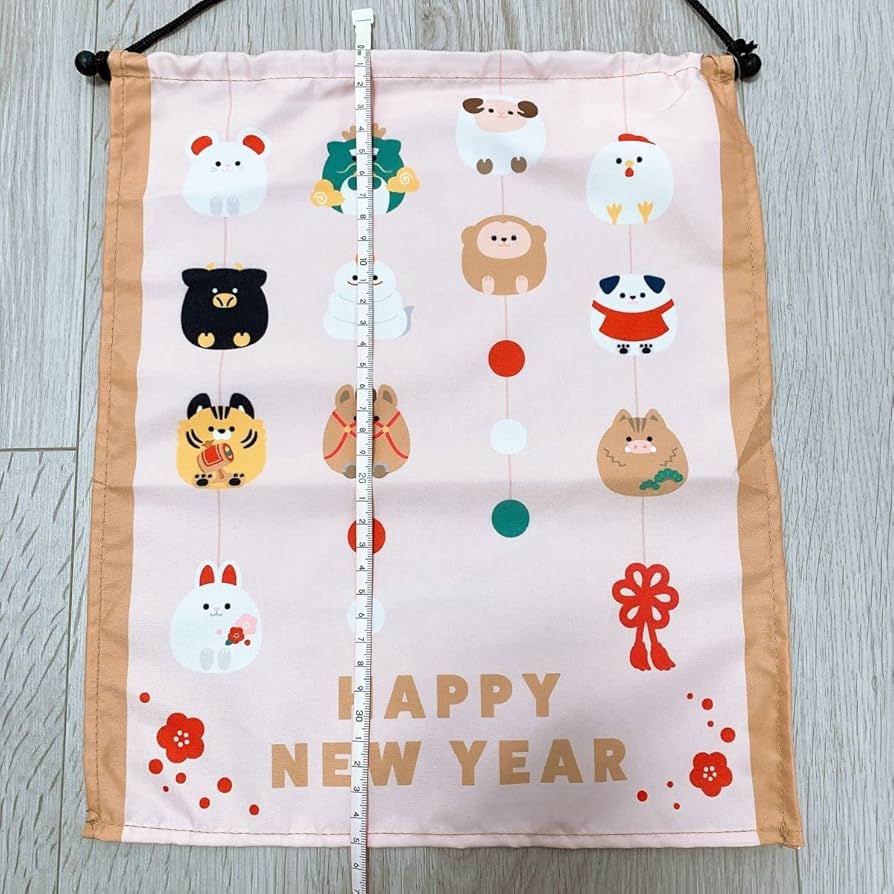 ラブリー様】お正月飾りの押絵タペストリー⑤ 壁掛け ラブリー様